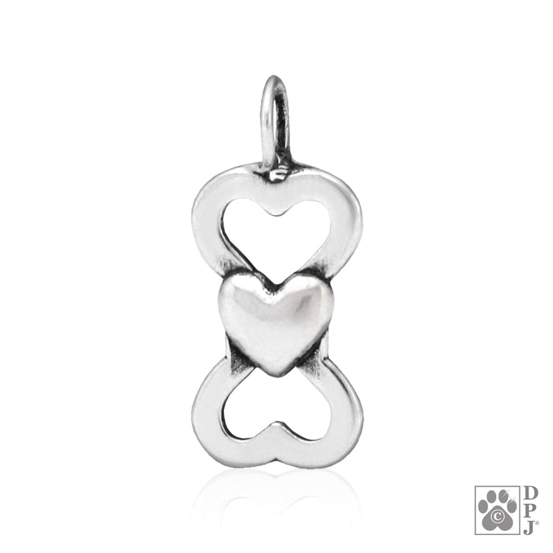 Bone and Heart Pendant