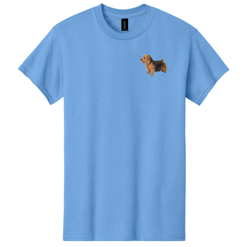 Norfolk Terrier Embroidered Men's T-Shirt
