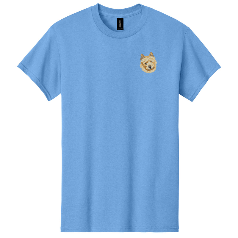 Norwich Terrier Embroidered Men's T-Shirt