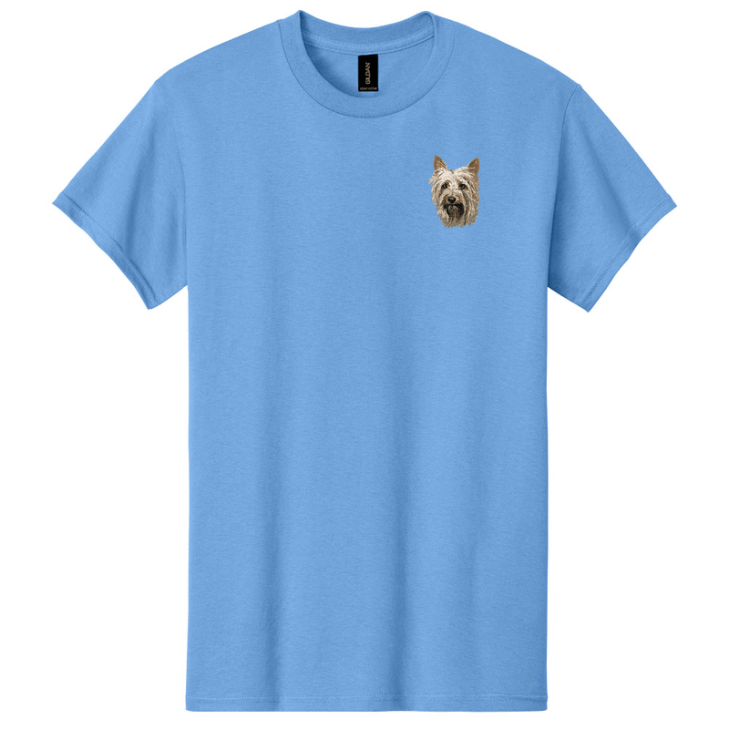 Silky Terrier Embroidered Men's T-Shirt
