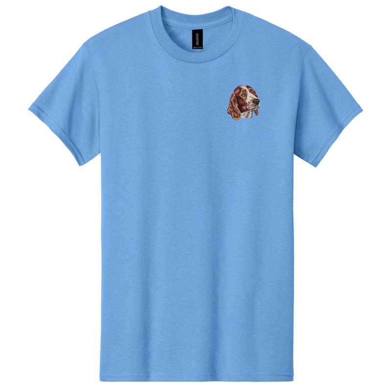 Welsh Springer Spaniel Embroidered Men's T-Shirt