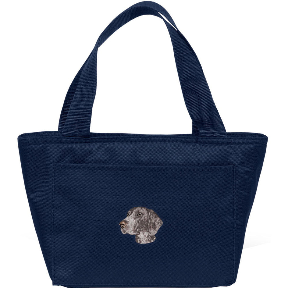 German Shorthaired Pointer Embroidered Insulated Lunch Tote