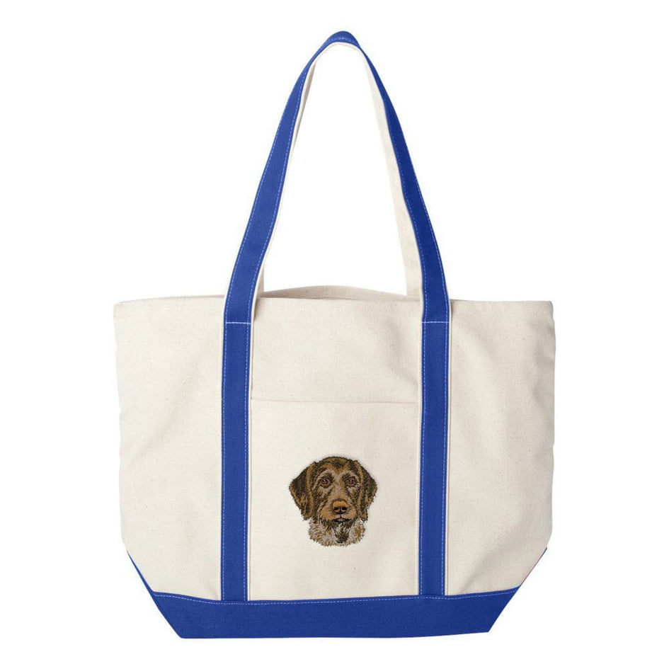 German Wirehaired Pointer Embroidered Tote Bag