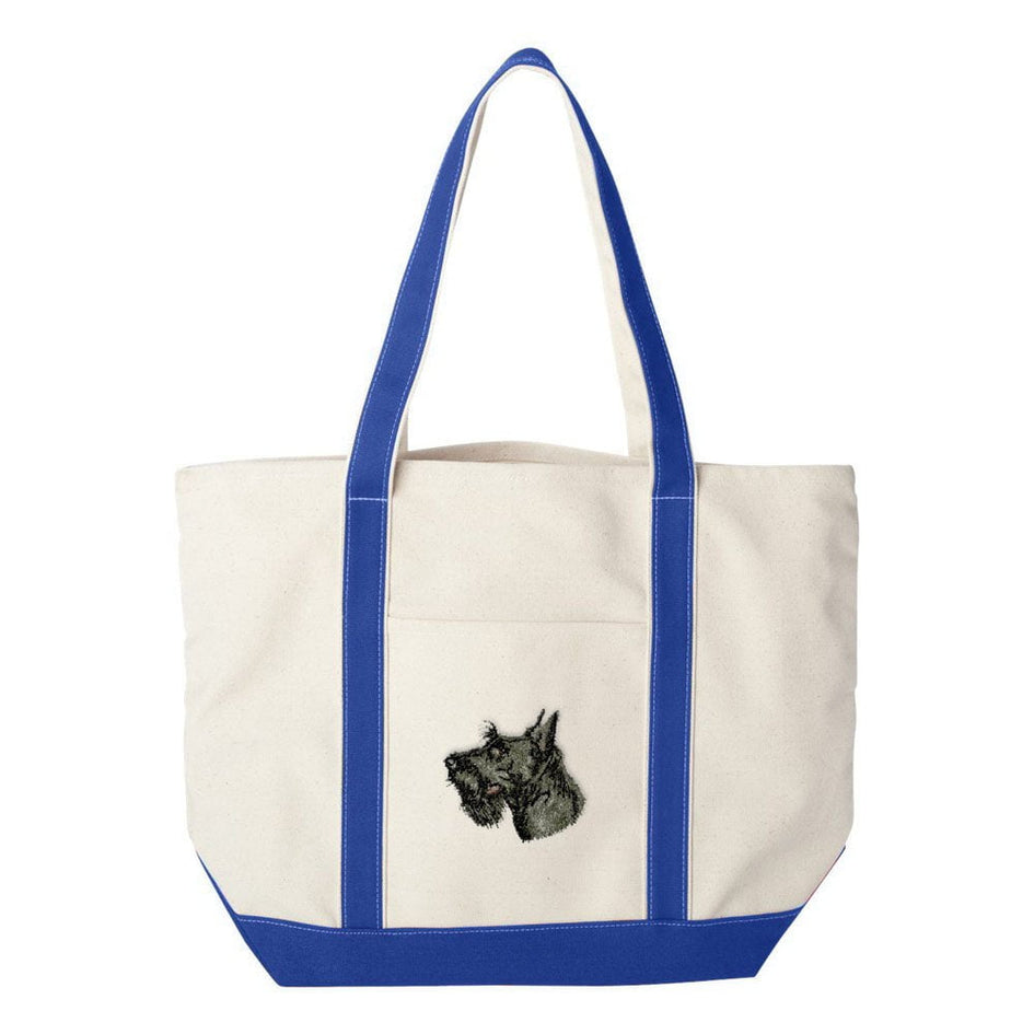 Scottish Terrier Embroidered Tote Bag