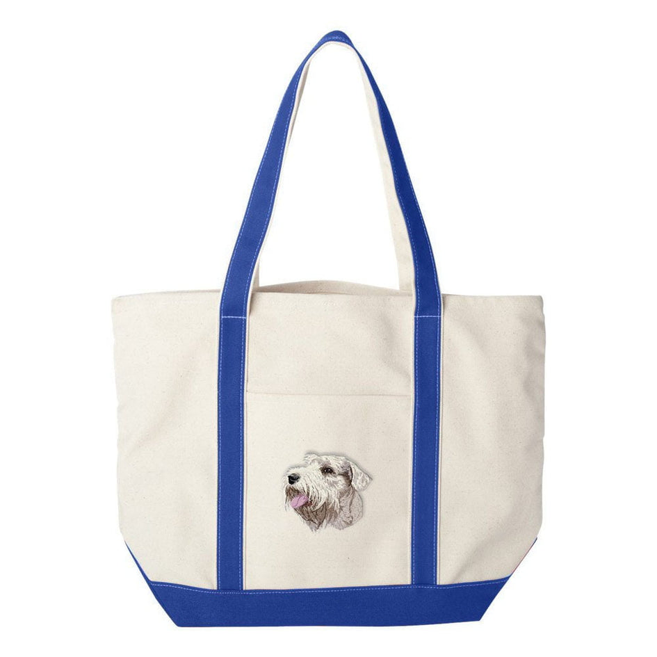 Sealyham Terrier Embroidered Tote Bag