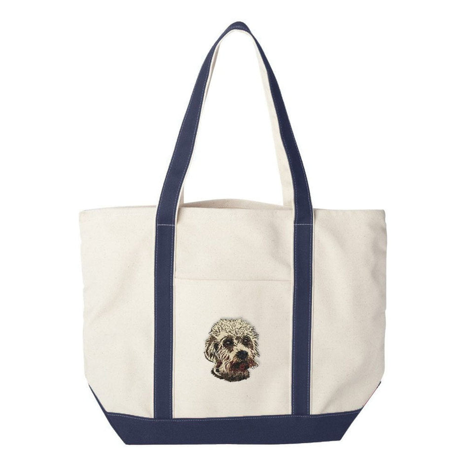 Dandie Dinmont Terrier Embroidered Tote Bag