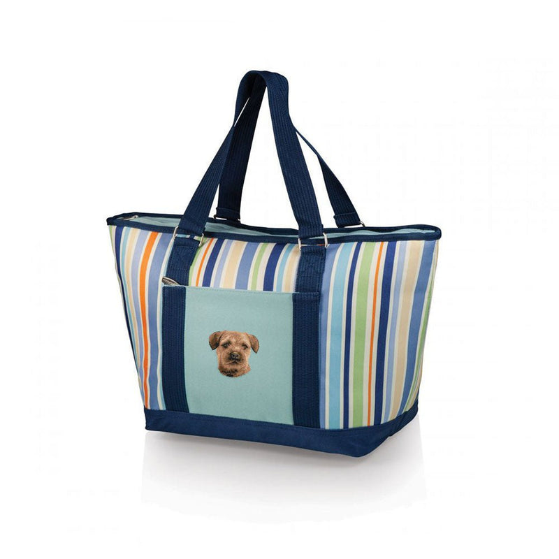 Border Terrier Embroidered Topanga Cooler Tote Bag
