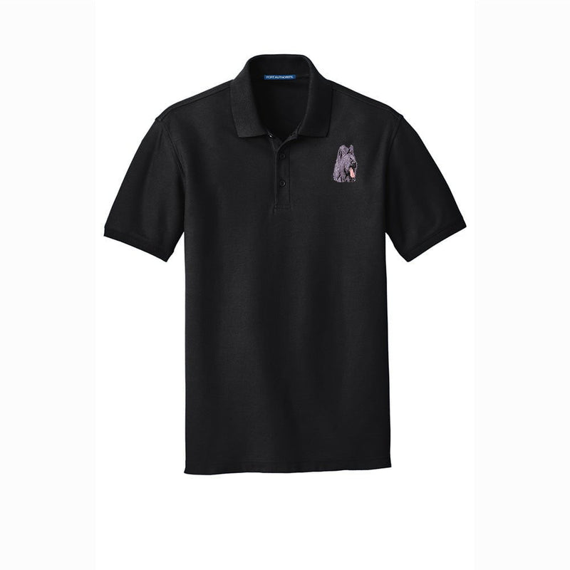 Briard Embroidered Men's Short Sleeve Polo