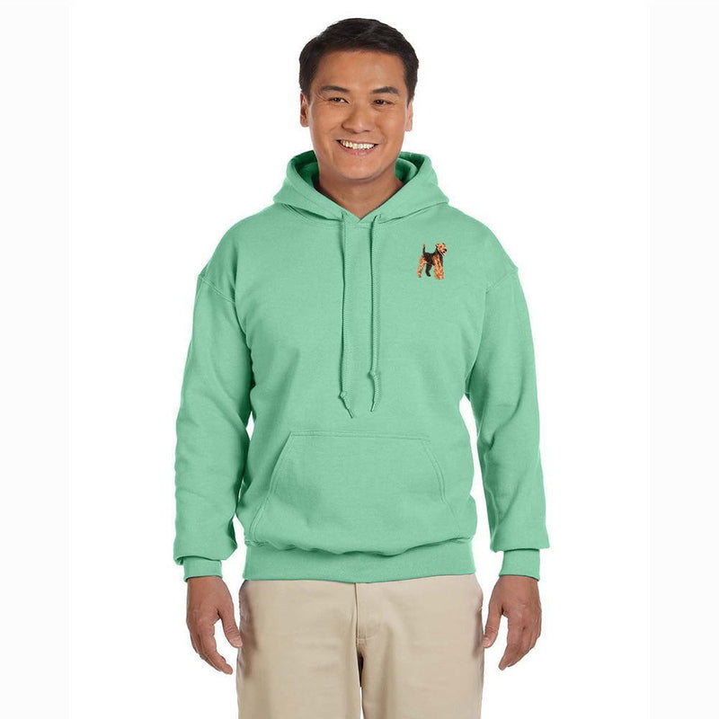Welsh Terrier Embroidered Unisex Pullover Hoodie