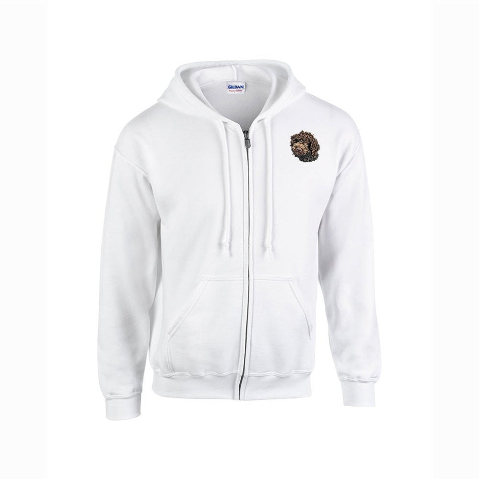 Lagotto Romagnolo Embroidered Unisex Zipper Hoodie