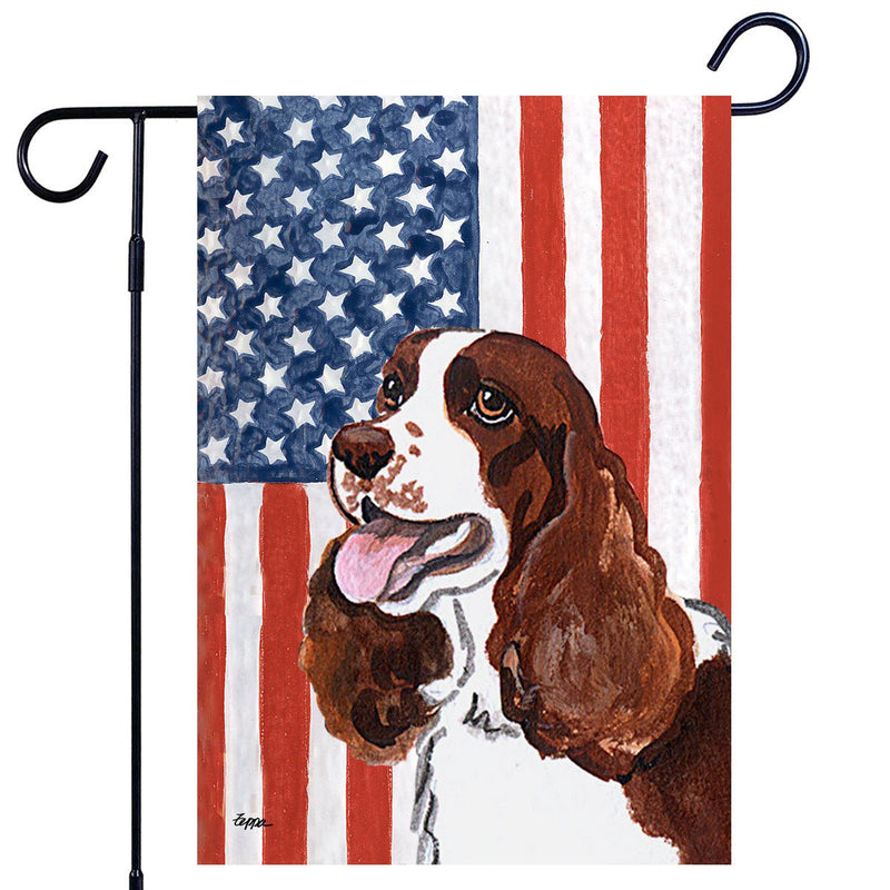 English Springer Spaniel Americana Garden Flag