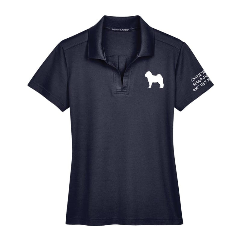 Chinese Shar-Pei Embroidered AKC Women's Polo