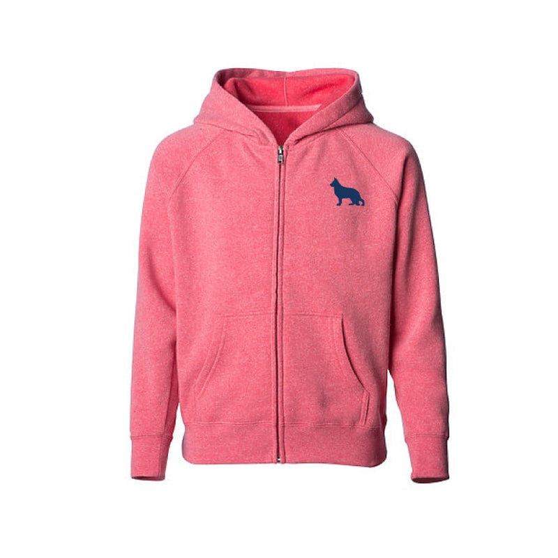 German Shepherd Dog Toddler Full Zip Sweatshirt