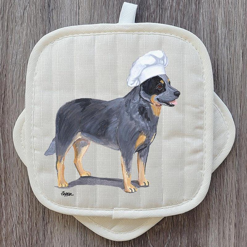 Australian Cattle Dog Pot Holder Set