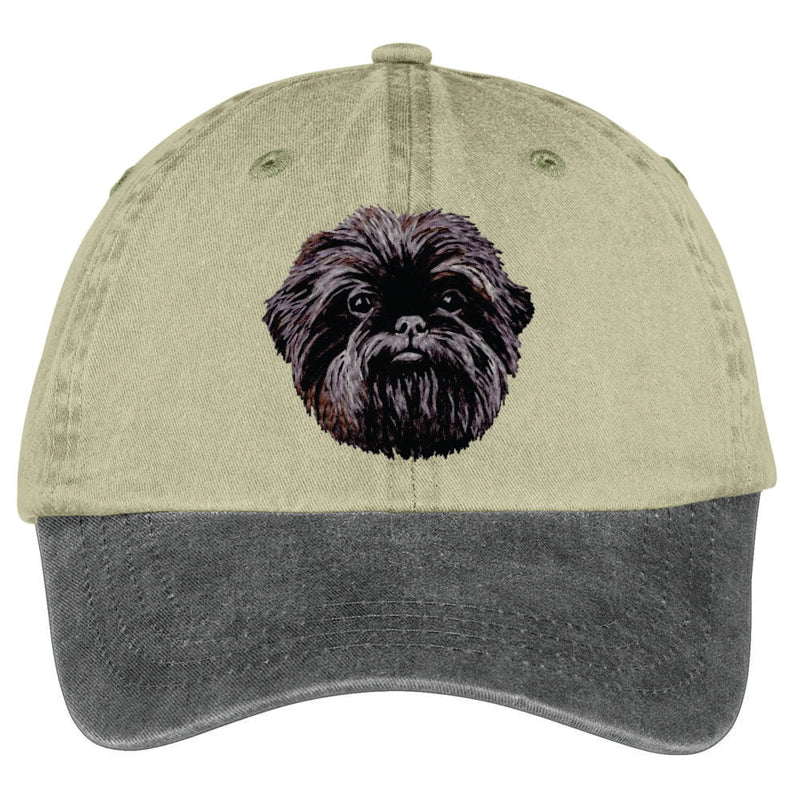Affenpinscher Embroidered Two Tone Baseball Cap