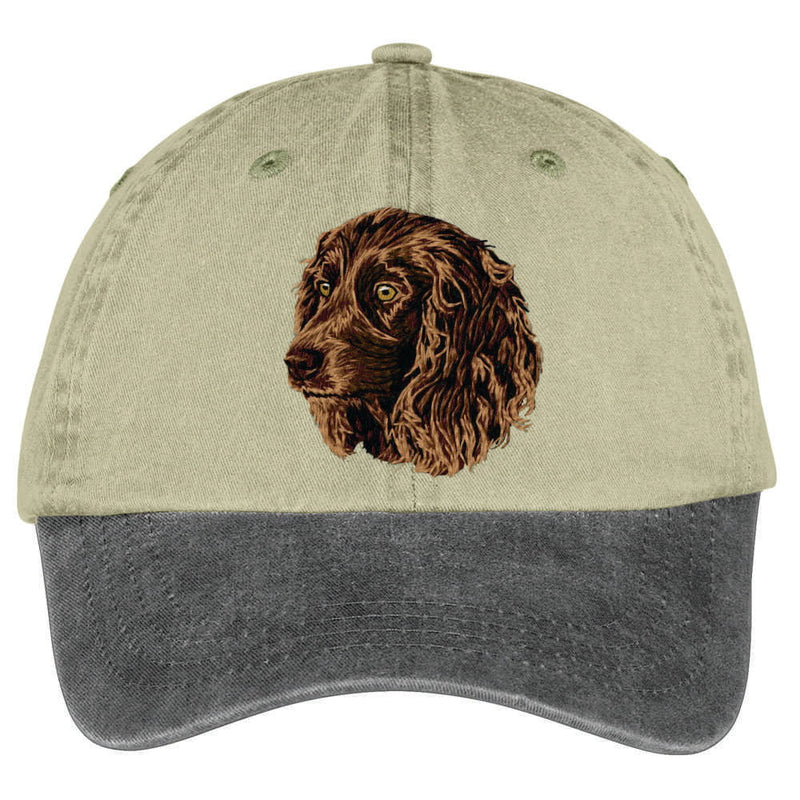 Boykin Spaniel Embroidered Two Tone Baseball Cap