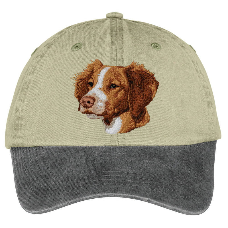 Brittany Embroidered Two Tone Baseball Cap