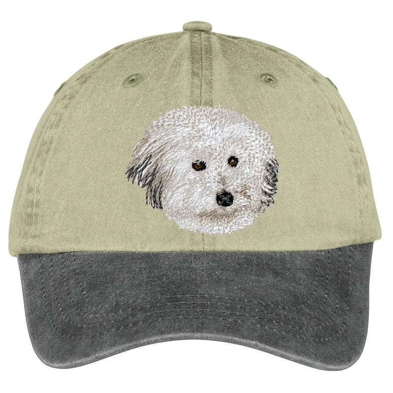 Coton de Tulear Embroidered Two Tone Baseball Cap