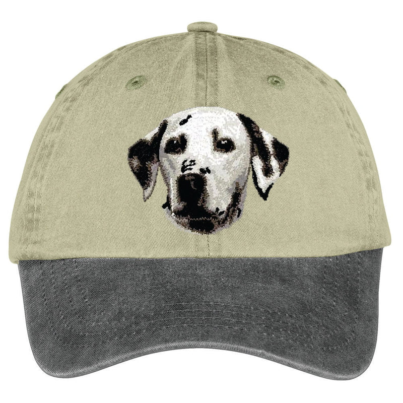 Dalmatian Embroidered Two Tone Baseball Cap