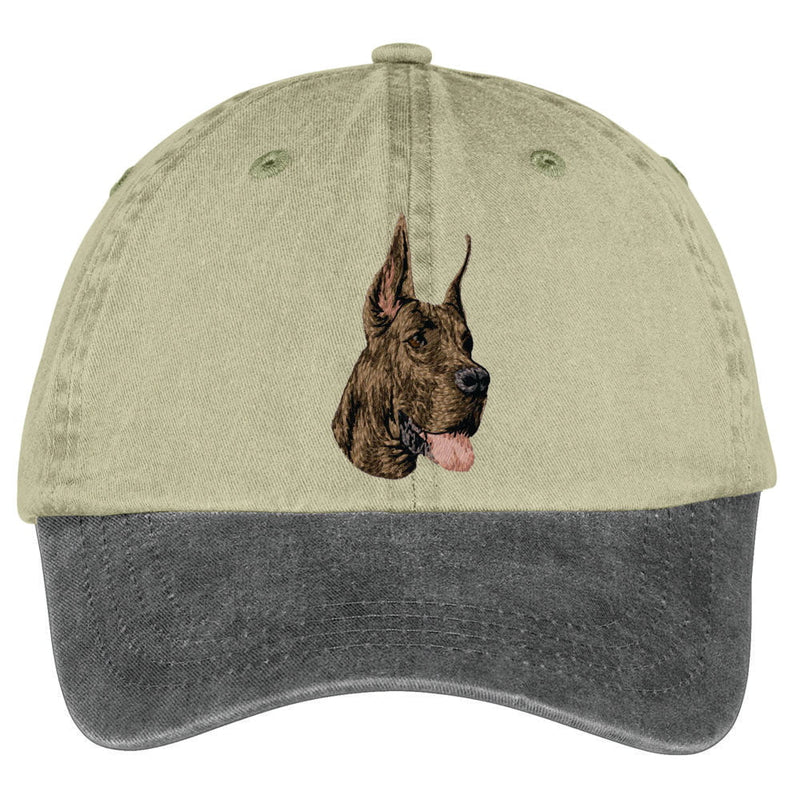 Great Dane Embroidered Two Tone Baseball Cap