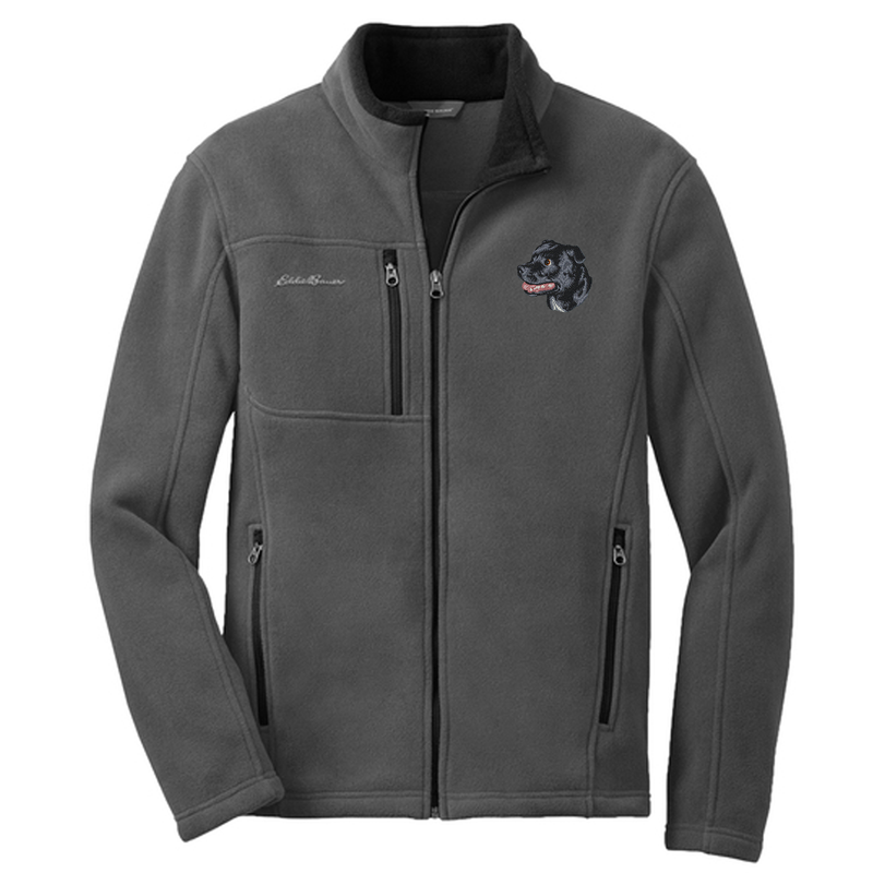 Staffordshire Bull Terrier Embroidered Men's Fleece Jacket