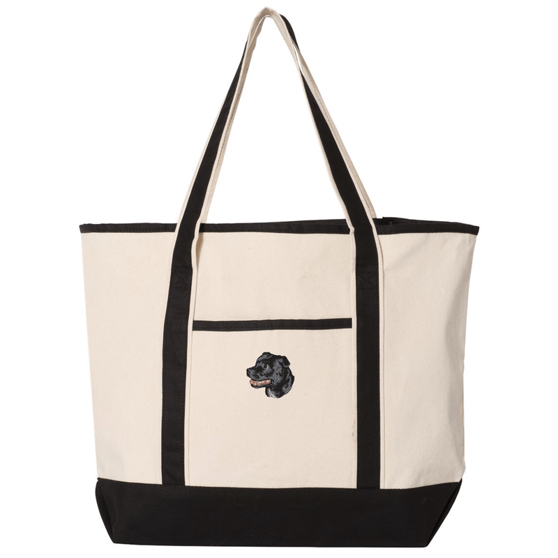 Staffordshire Bull Terrier Embroidered Tote