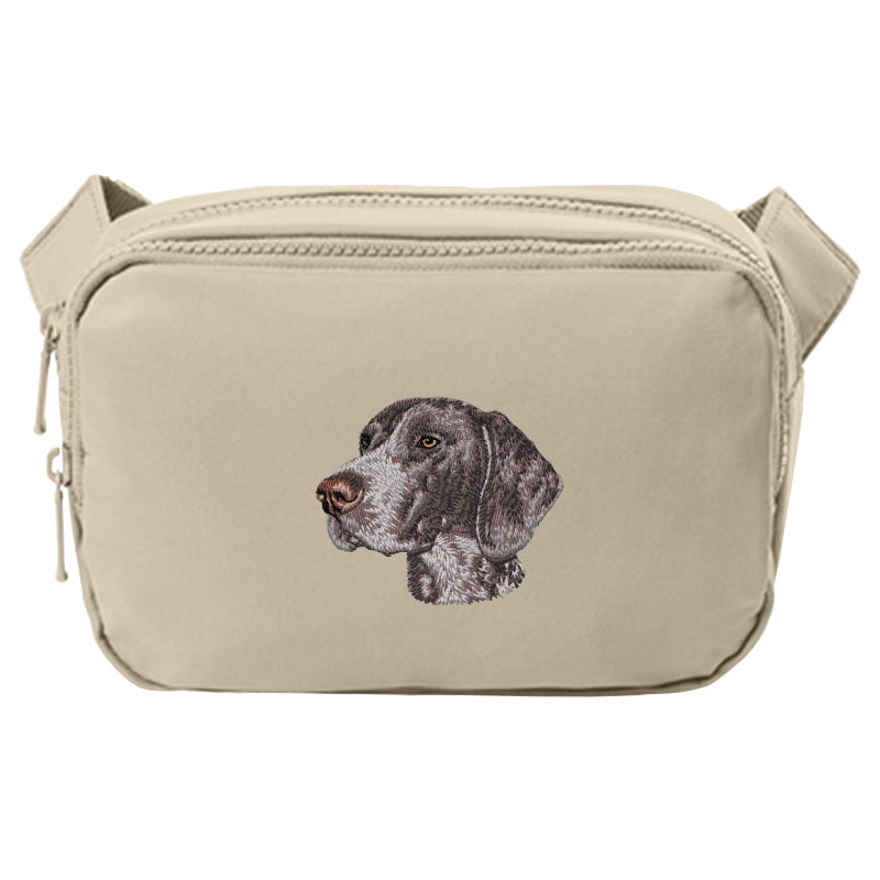 German Shorthaired Pointer Embroidered Crossbody Bag