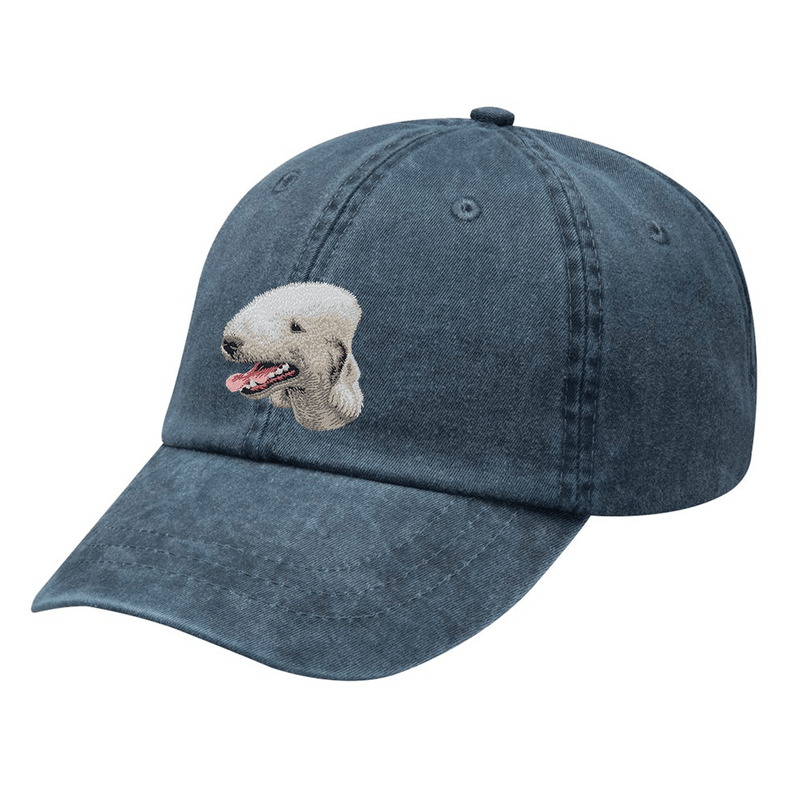 Bedlington Terrier Embroidered Baseball Cap