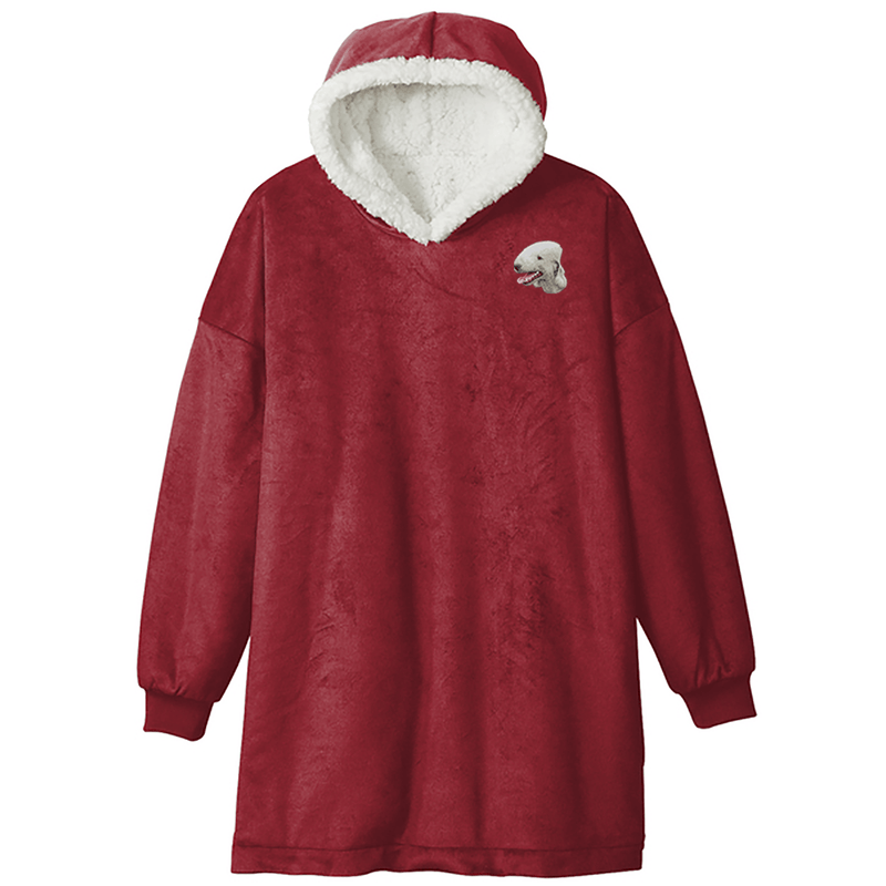Bedlington Terrier Embroidered Wearable Blanket