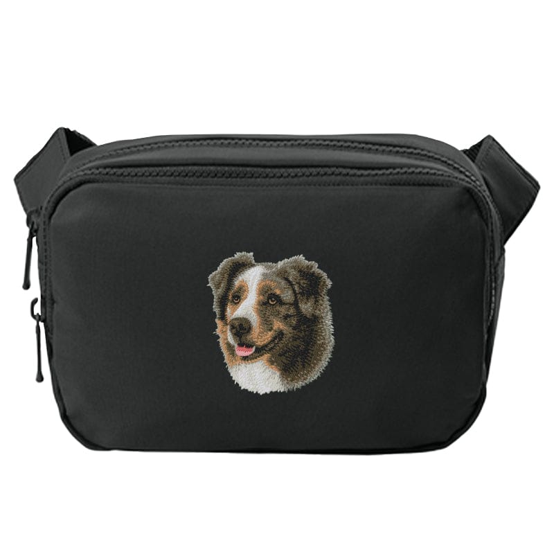 Australian Shepherd Embroidered Crossbody Bag
