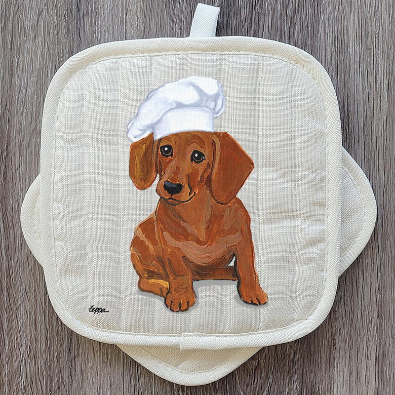 Dachshund Pot Holder Set