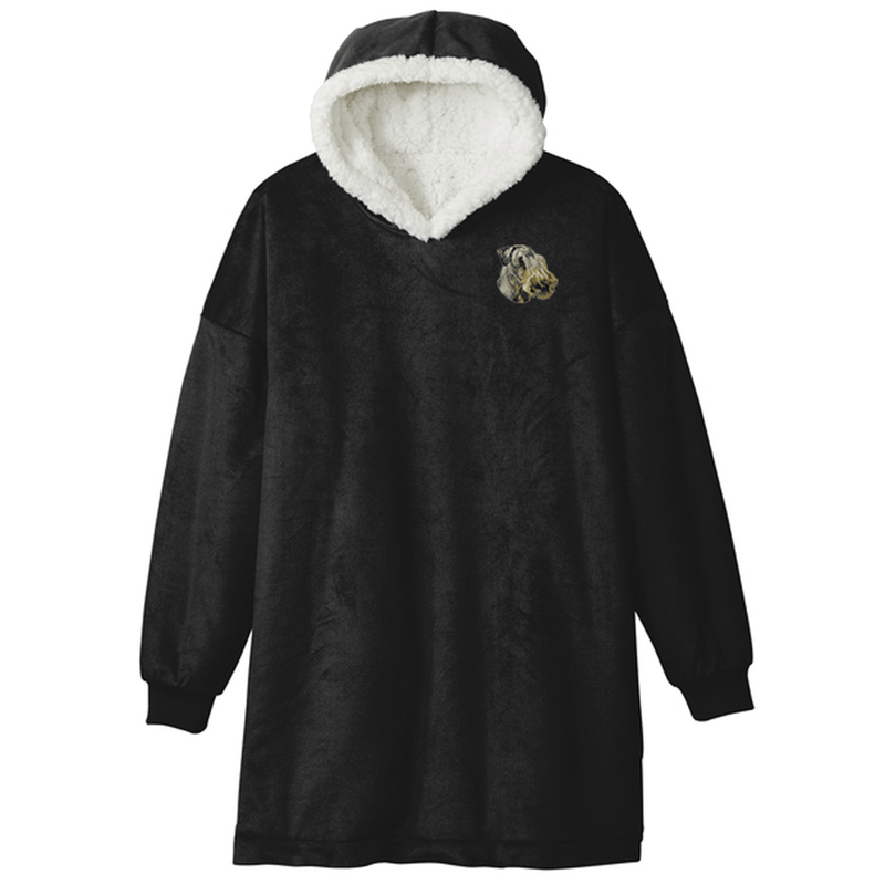 Cesky Terrier Embroidered Wearable Blanket