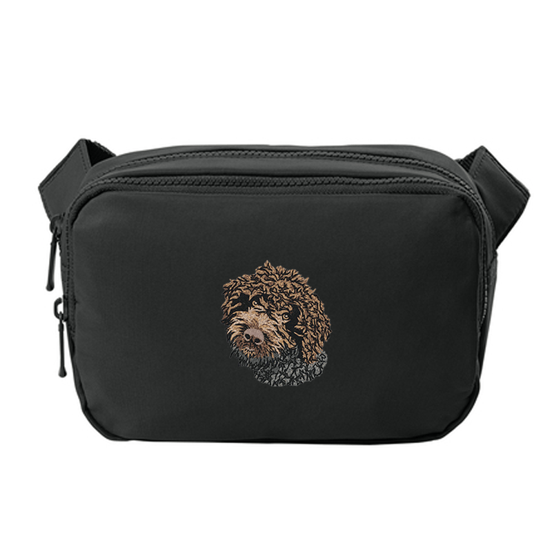 Lagotto Romagnolo Embroidered Crossbody Bag