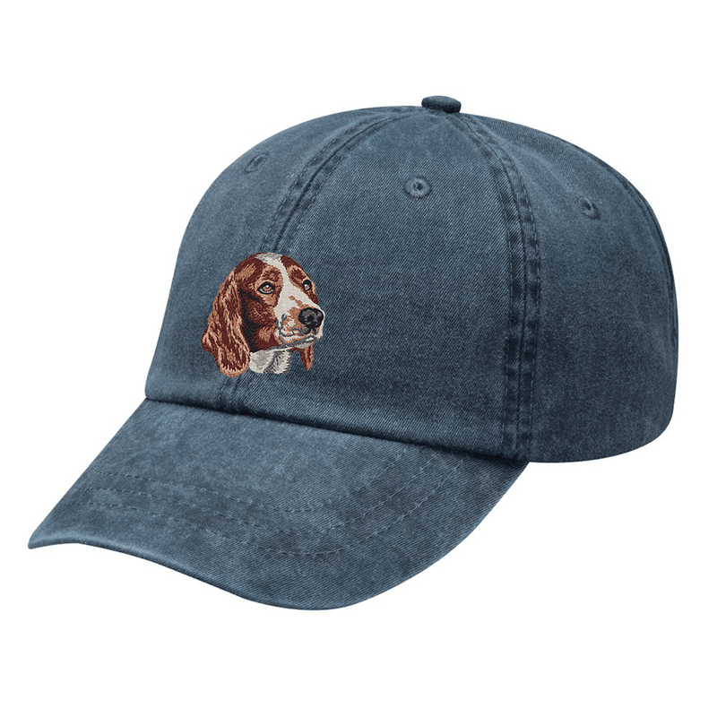Welsh Springer Spaniel Embroidered Baseball Cap