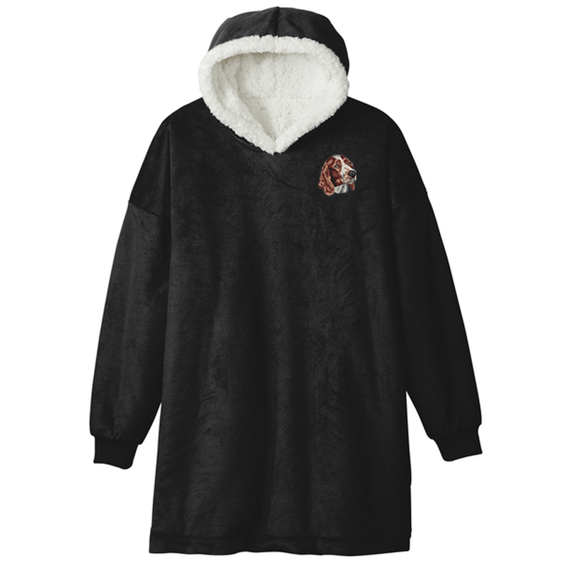 Welsh Springer Spaniel Embroidered Wearable Blanket