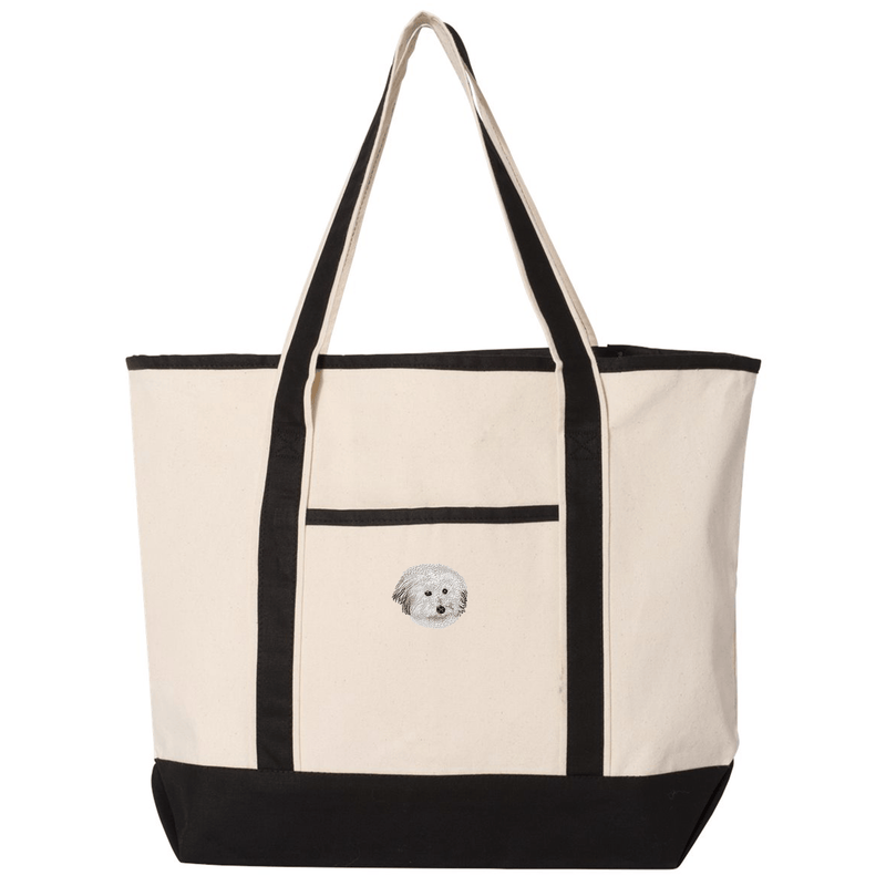 Coton de Tulear Embroidered Tote
