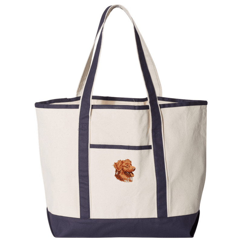 Nova Scotia Duck Tolling Retriever Embroidered Tote