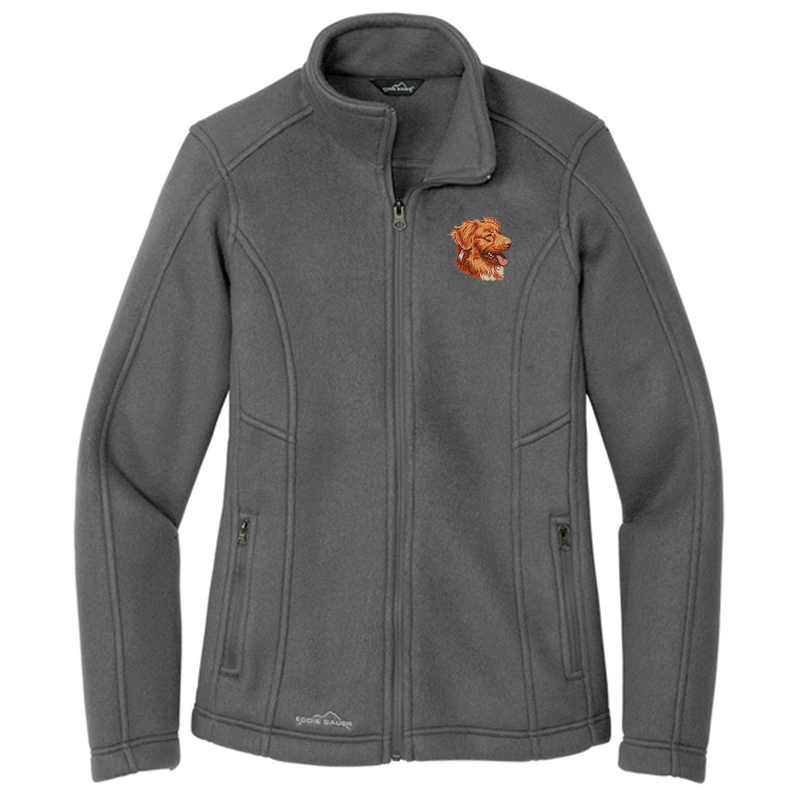 Nova Scotia Duck Tolling Retriever Embroidered Women's Fleece Jacket