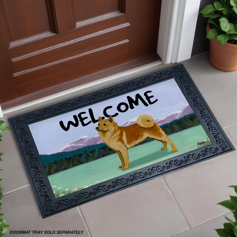 Finnish Spitz Welcome Mat