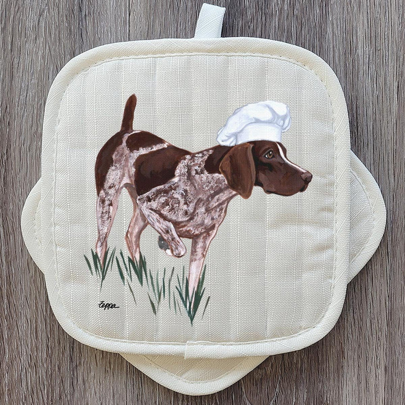 German Pointer Pot Holder Set