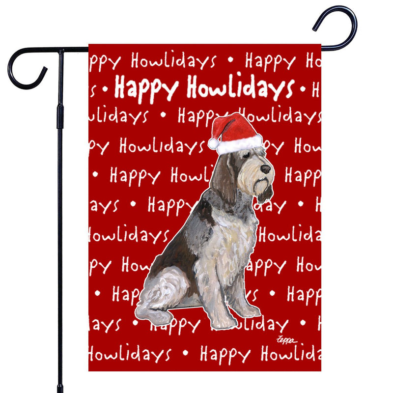 Spinone Italiano Happy Howliday's Garden Flag