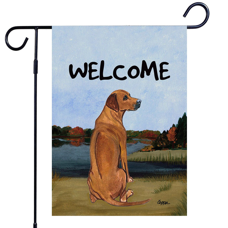 Rhodesian Ridgeback Garden Flag