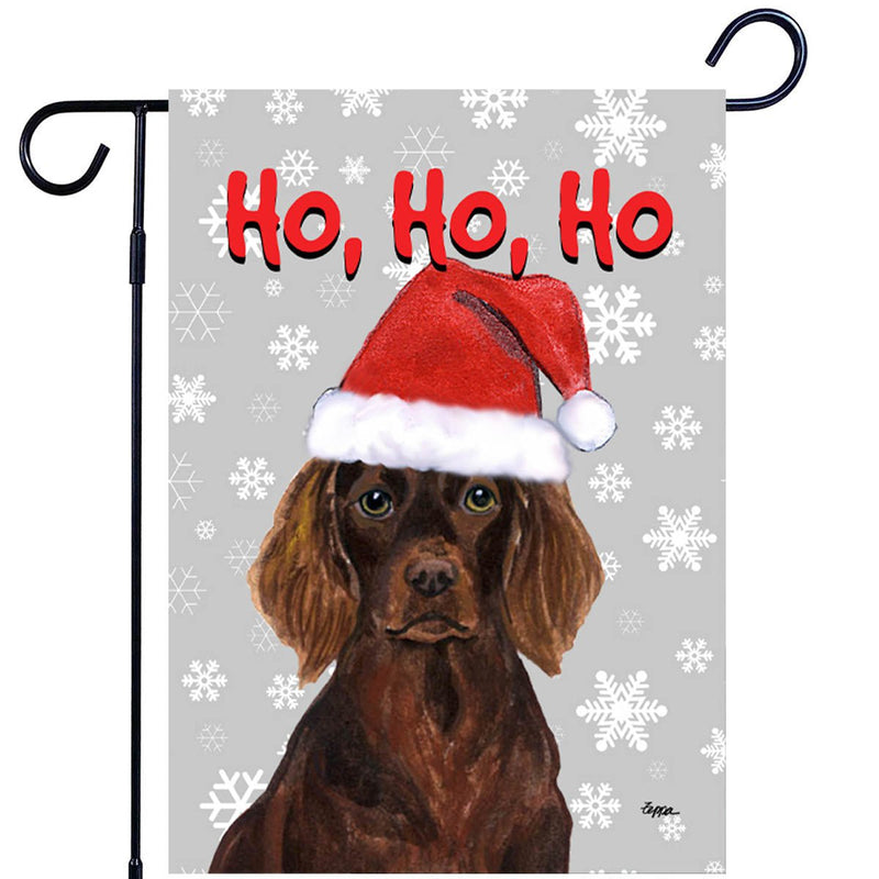 Boykin Spaniel Ho Ho Ho Holidays Garden Flag