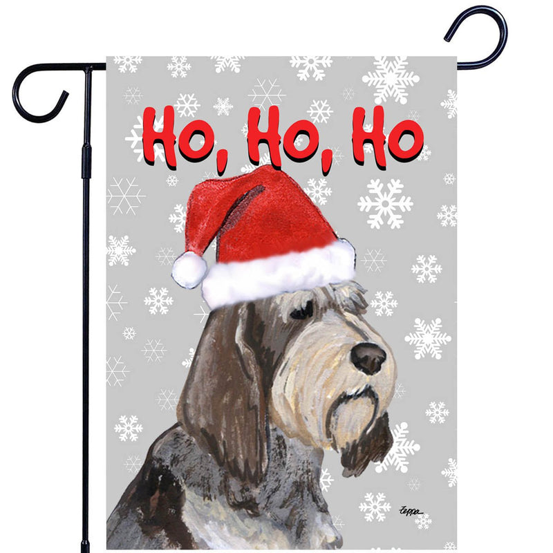 Spinone Italiano Ho Ho Ho Holidays Garden Flag
