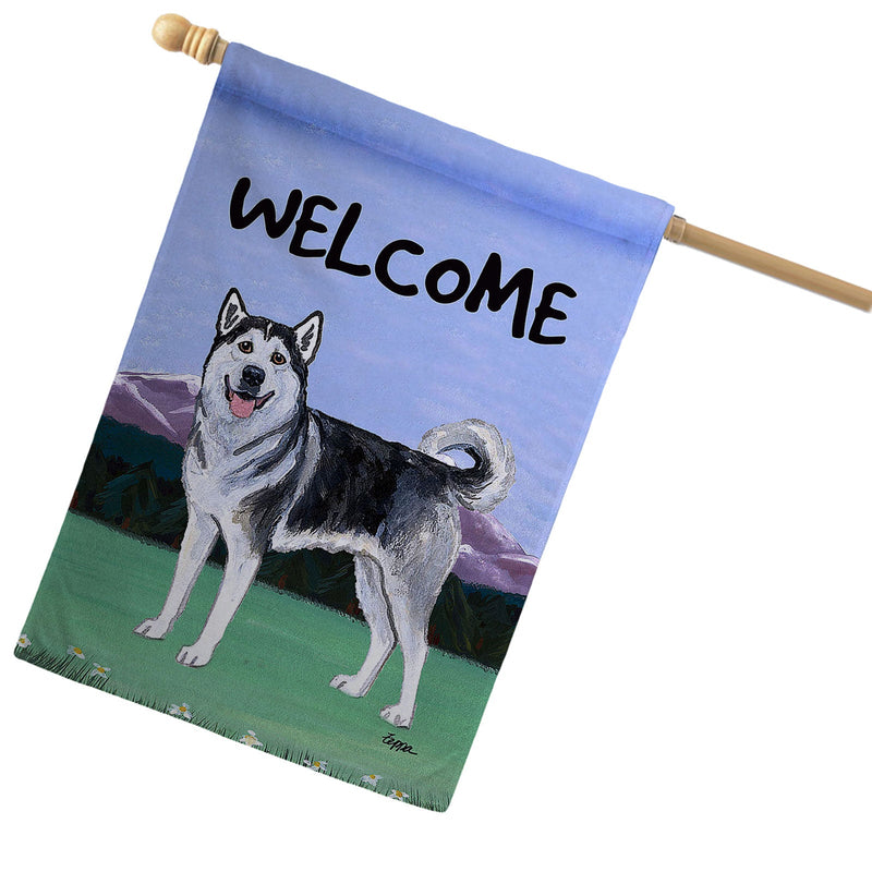 Alaskan Malamute House Flag