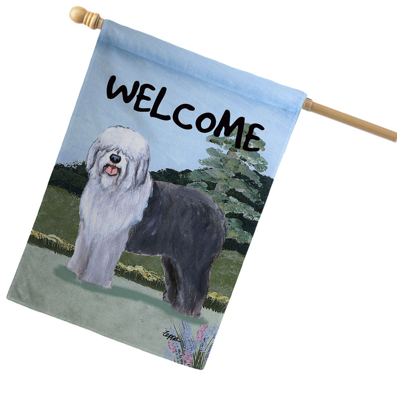 Old English Sheepdog House Flag
