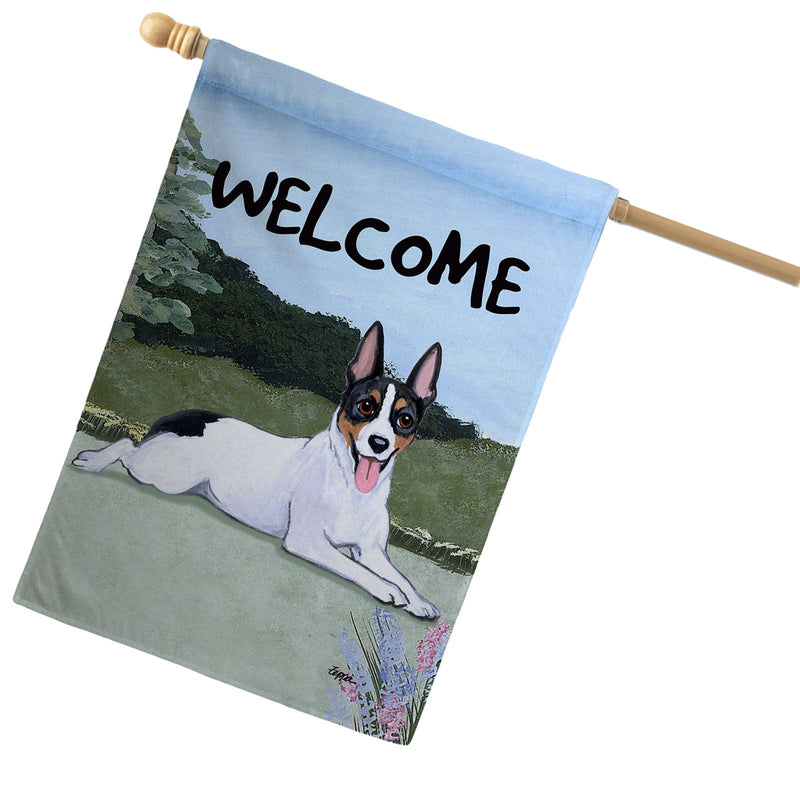Rat Terrier House Flag
