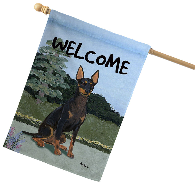 Toy Manchester Terrier House Flag