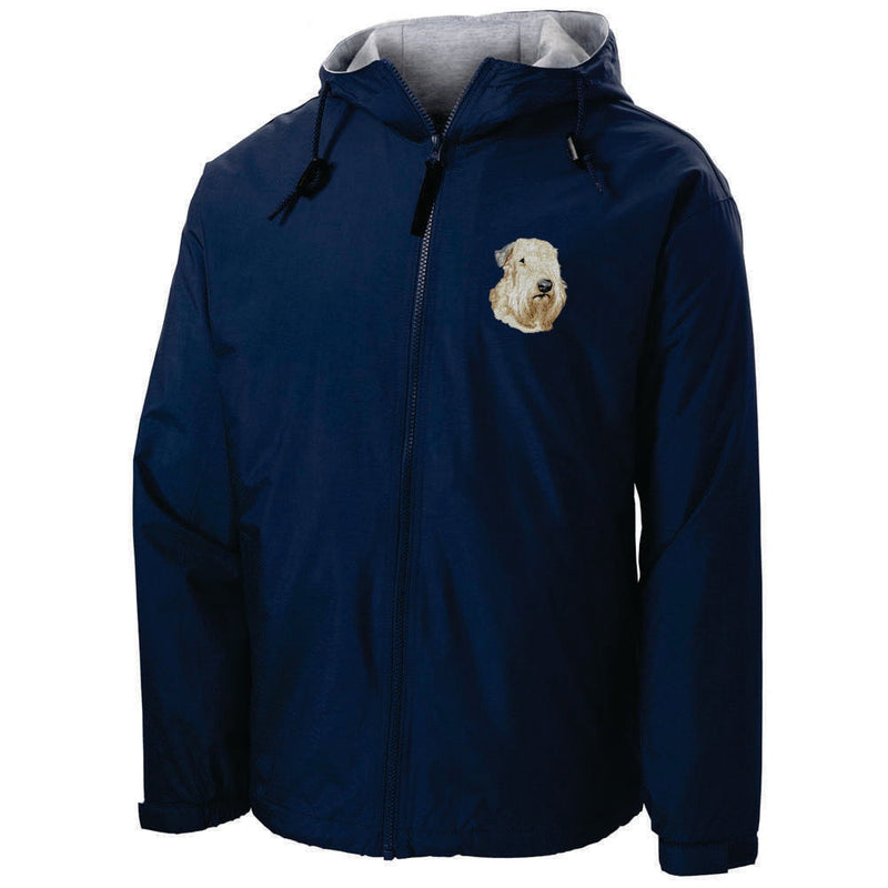 Soft Coated Wheaten Terrier Embroidered Hooded Jacket