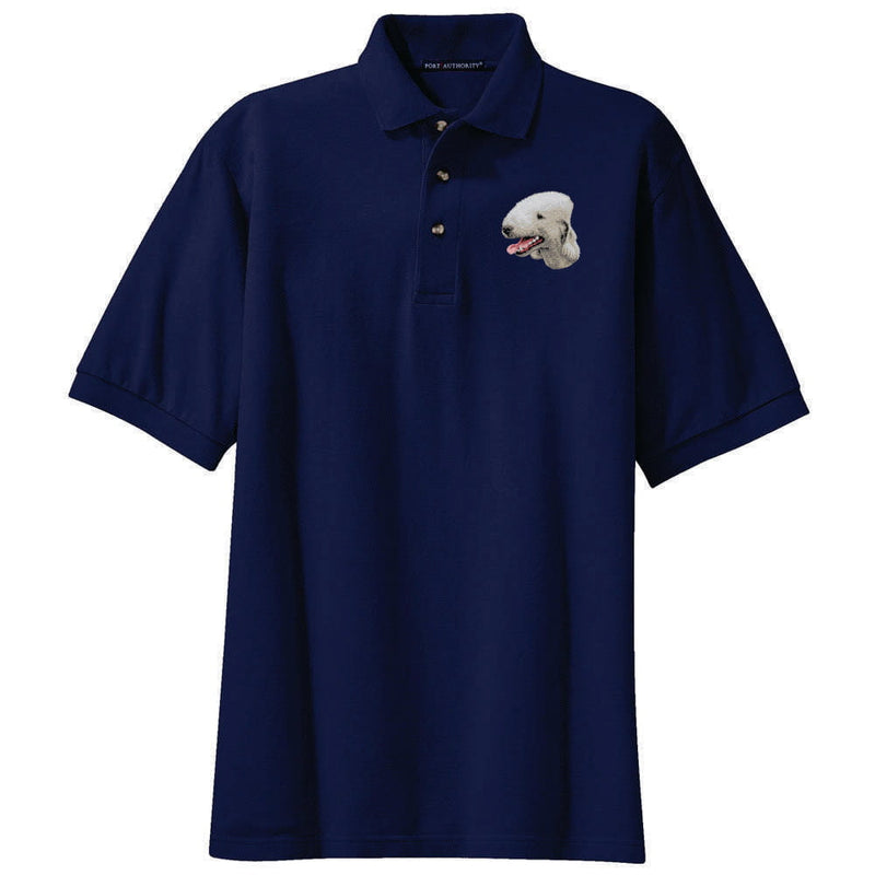 Bedlington Terrier Embroidered Polo Shirt